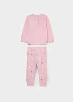 Set pigiama lungo in jersey di puro cotone