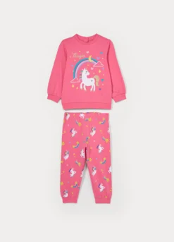 Set pigiama lungo in jersey di puro cotone