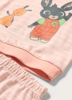 Set pigiama lungo in jersey di puro cotone neonata