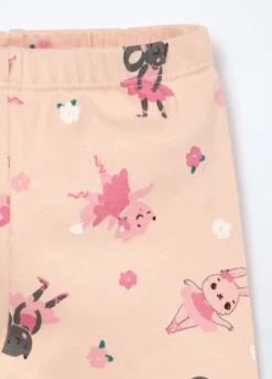 Set pigiama lungo in jersey di puro cotone neonata