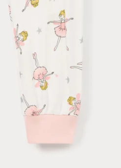 Set pigiama lungo in jersey di puro cotone bambina