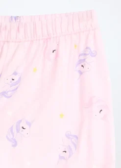 Set pigiama lungo in jersey di puro cotone bambina