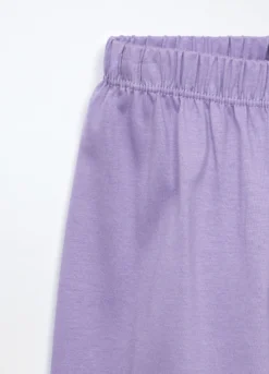 Set pigiama lungo in jersey di puro cotone bambina