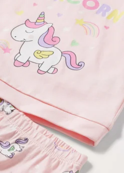 Set pigiama lungo in puro cotone neonata