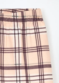 Set pigiama lungo in puro cotone fleece bambina