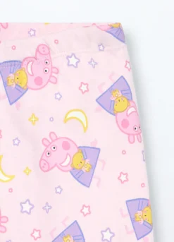 Set pigiama lungo Peppa Pig in interlock di puro cotone neonata