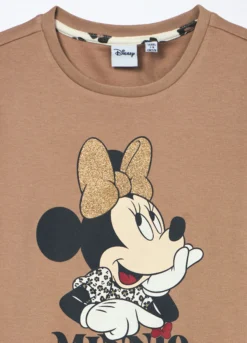 Set pigiama Minnie in interlock di puro cotone bambina