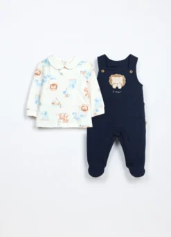 Set salopette + t-shirt neonato