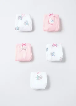 Set 5 slip Disney in jersey di puro cotone
