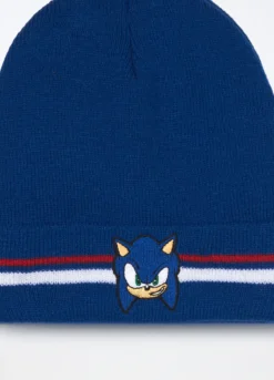 Set Sonic berretto + guanti tricot