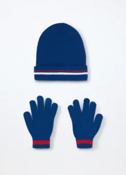 Set Sonic berretto + guanti tricot