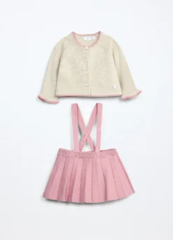 Set tricot in puro cotone neonata