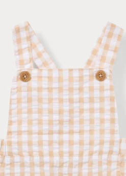 Set t-shirt + salopette in puro cotone neonato