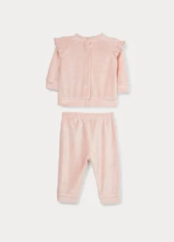 Set velour misto viscosa di bamboo neonata
