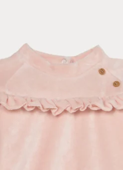 Set velour misto viscosa di bamboo neonata