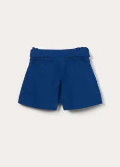 Short butterfly fit in popeline di puro cotone bambina