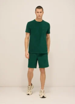 Short in spugna di cotone uomo
