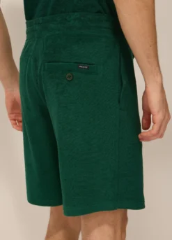 Short in spugna di cotone uomo