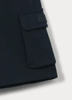 Shorts cargo in french terry di puro cotone bambino