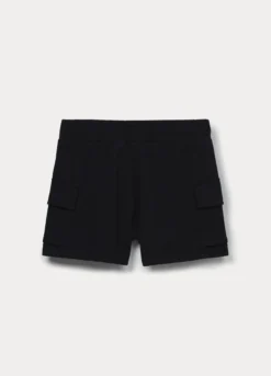 Shorts cargo in french terry di puro cotone ragazza