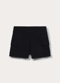 Shorts cargo in french terry di puro cotone ragazza