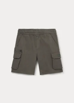 Shorts cargo in french terry di puro cotone bambino
