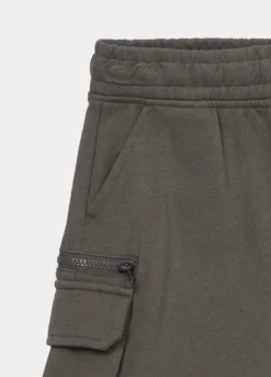 Shorts cargo in french terry di puro cotone bambino