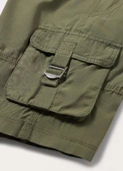 Shorts cargo in puro cotone ragazza