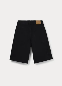 Shorts fit baggy in denim ragazza