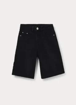 Shorts fit baggy in denim ragazza