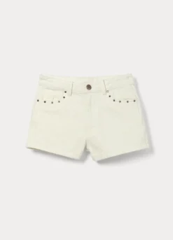 Shorts fit regular in denim stretch ragazza