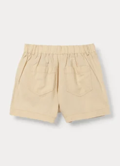Shorts fit regular misto lino ragazza