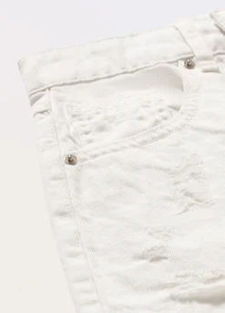 Shorts in denim di cotone ragazzo