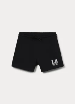 Shorts in french terry di puro cotone ragazza