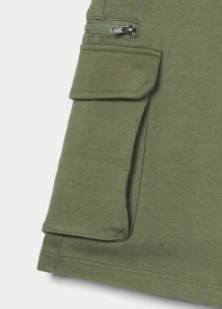 Shorts in french terry di puro cotone ragazzo
