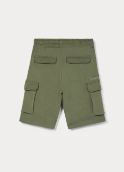 Shorts in french terry di puro cotone ragazzo