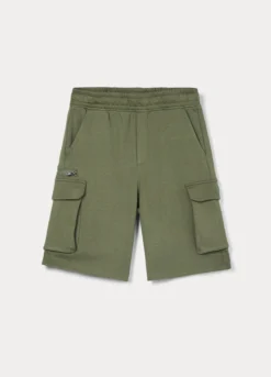 Shorts in french terry di puro cotone ragazzo