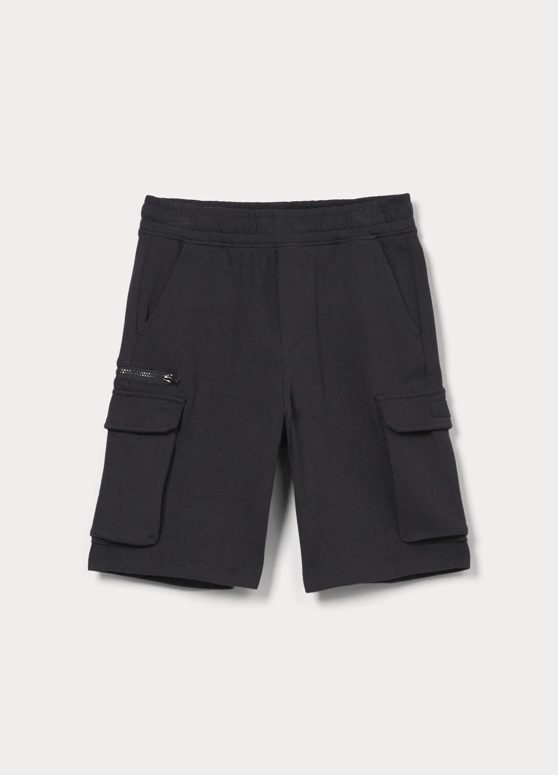 Shorts in french terry di puro cotone ragazzo
