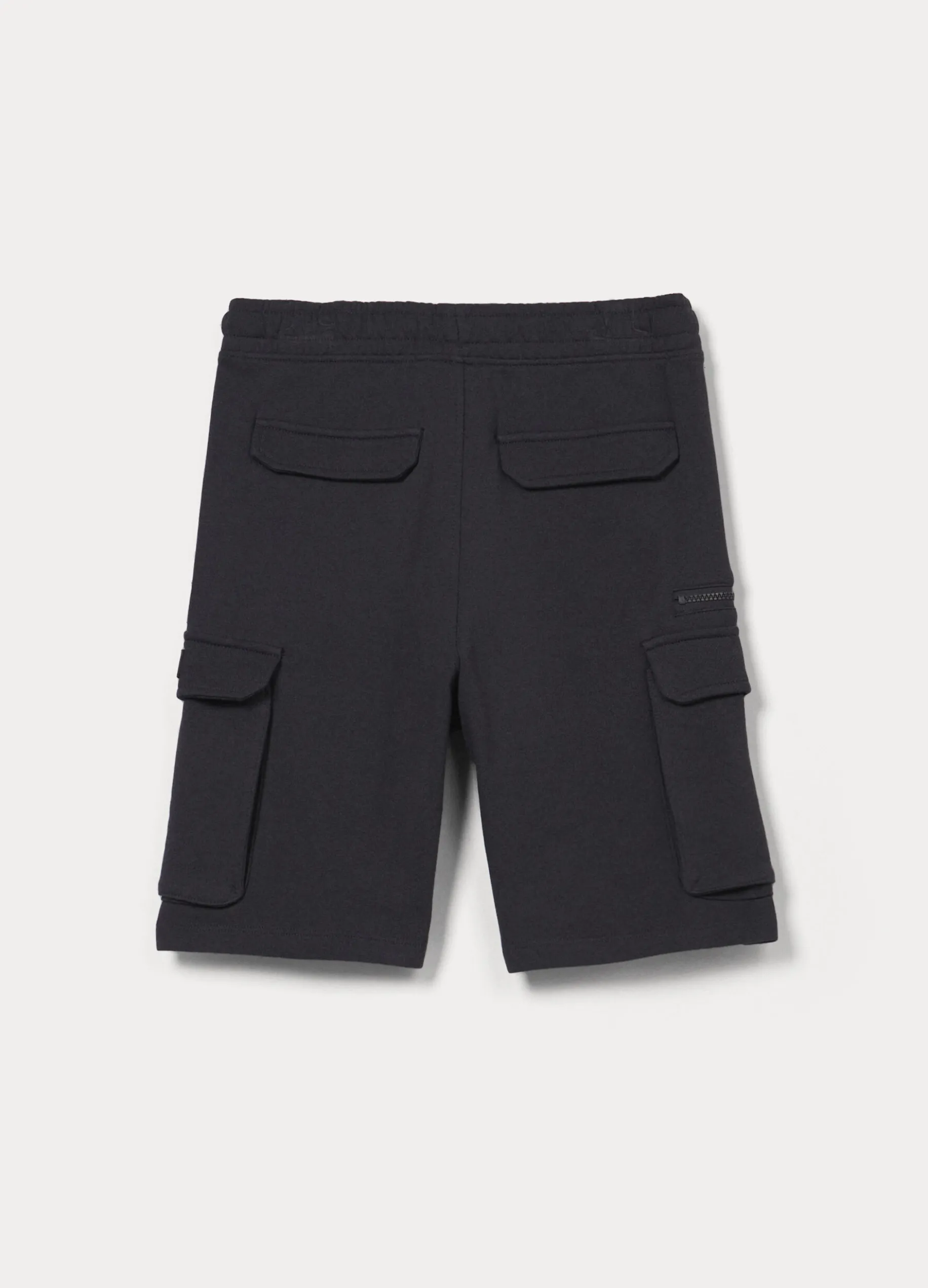 Shorts in french terry di puro cotone ragazzo