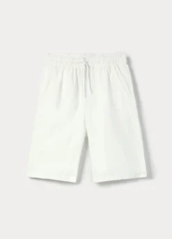Shorts in popeline di puro cotone ragazzo