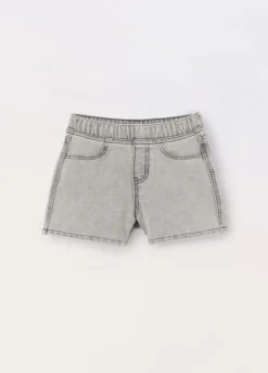 Shorts in stretch denim ragazza