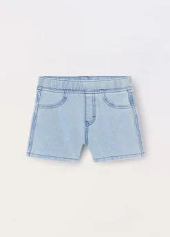Shorts in stretch denim ragazza