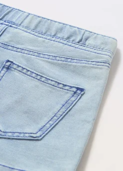 Shorts in stretch denim ragazza