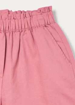 Shorts misto lino ragazza