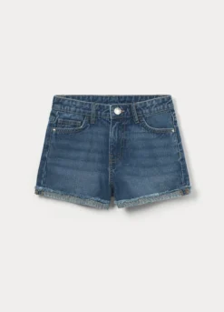 Shorts regular fit in denim ragazza
