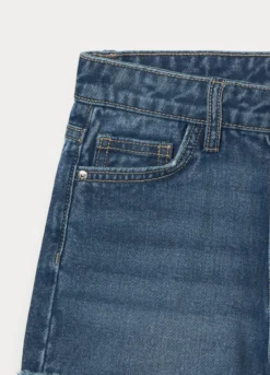 Shorts regular fit in denim ragazza
