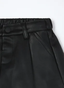 Shorts in eco pelle neonata