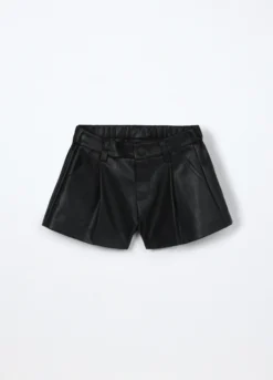 Shorts in eco pelle neonata