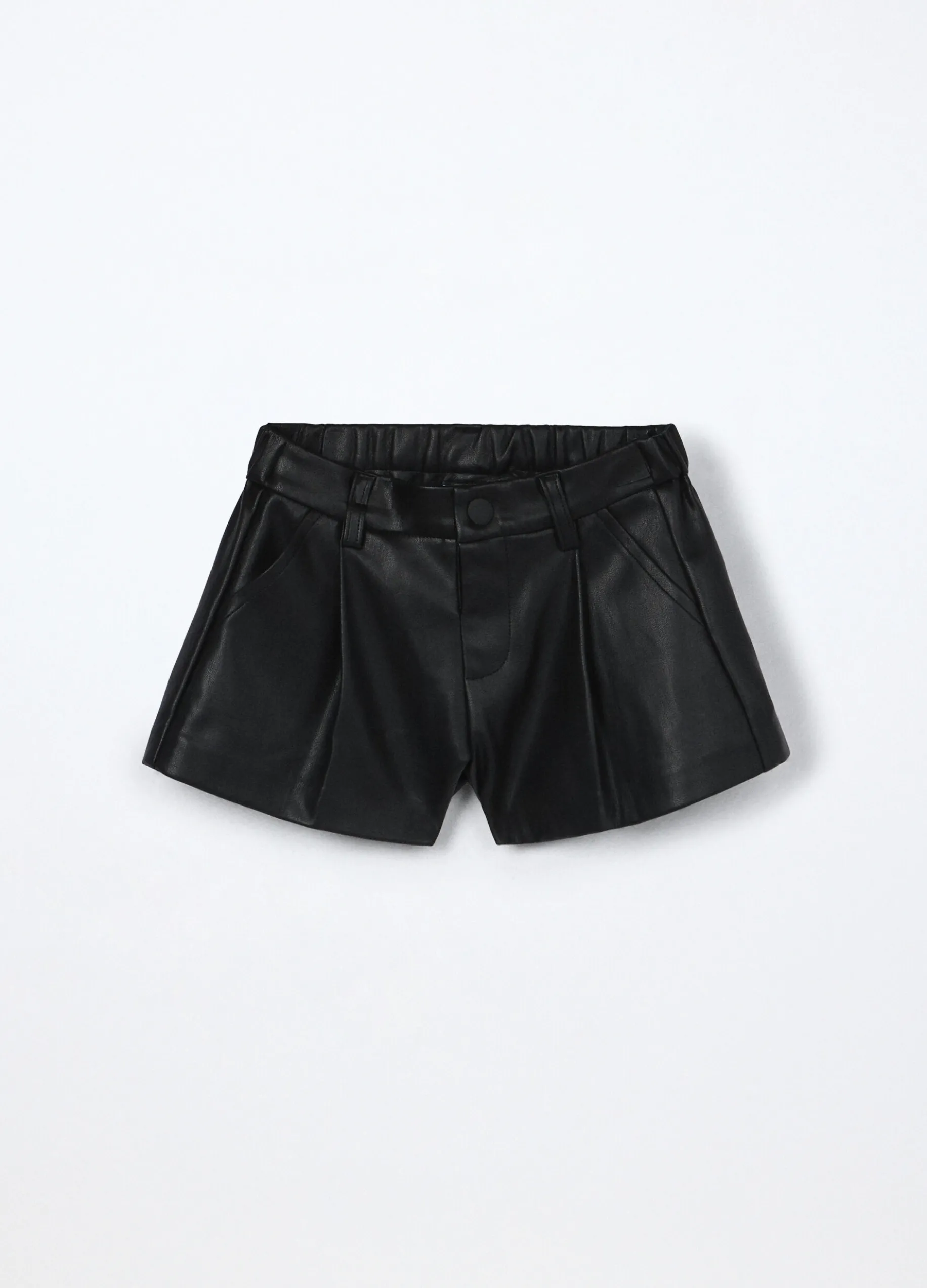 Shorts in eco pelle neonata