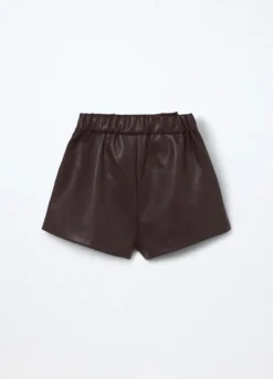 Shorts in eco pelle neonata